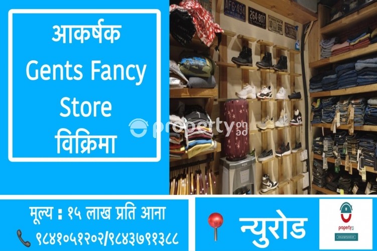 Gents Fancy Store on sale at New road